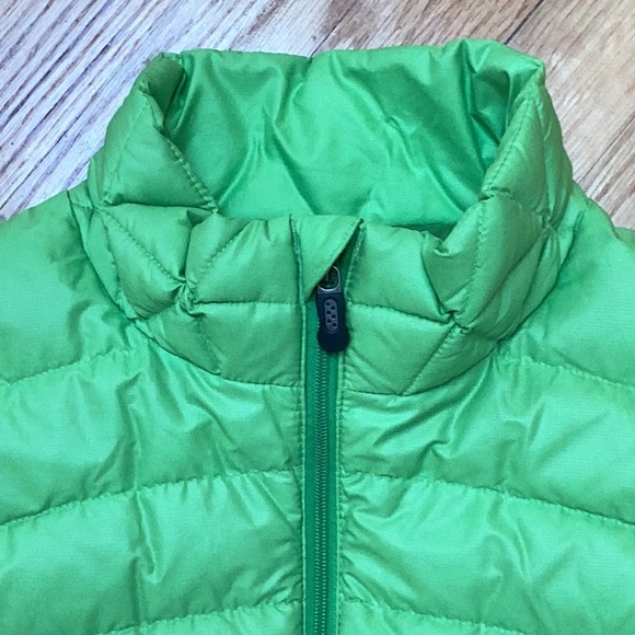 Patagonia Vest Green Down Sweater 800 Goose Full Zip Puffer size large - Picture 4 of 11